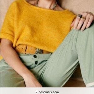Sezane Paco sweater, golden, size x small